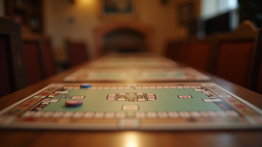 Strategy board game in mid-play showing game pieces and board setup